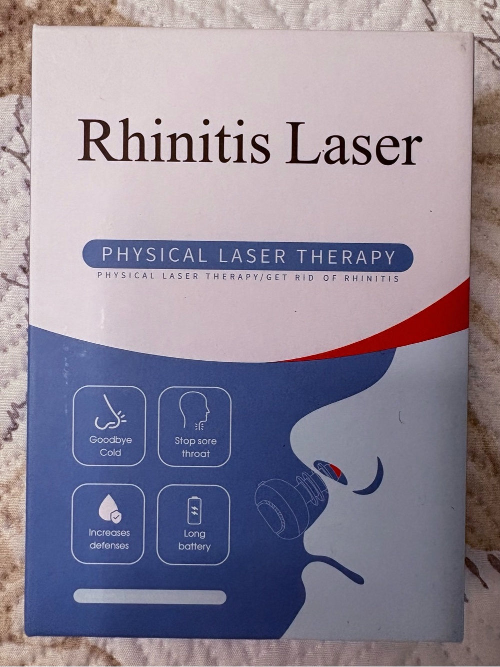 Red LED Light Nose Soother